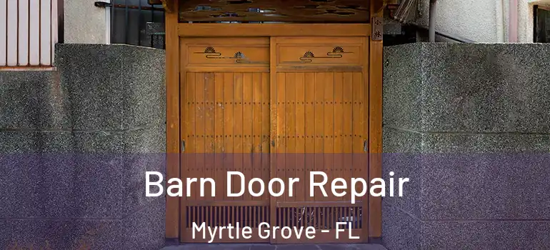 Barn Door Repair Myrtle Grove - FL