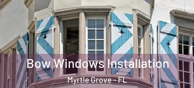 Bow Windows Installation Myrtle Grove - FL