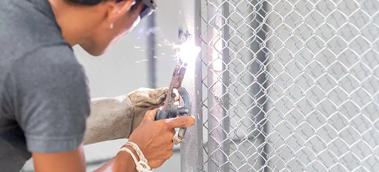 Commercial Mesh Door Repair in Myrtle Grove, FL