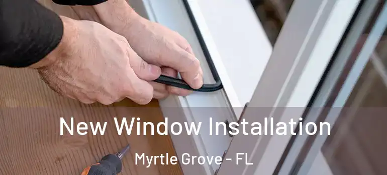 New Window Installation Myrtle Grove - FL
