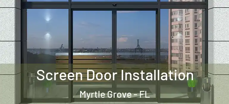 Screen Door Installation Myrtle Grove - FL