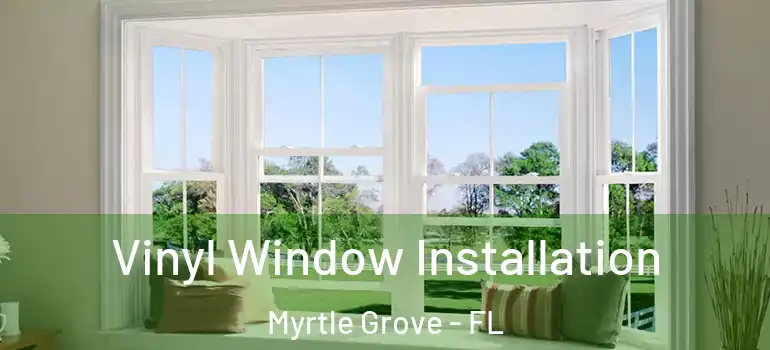 Vinyl Window Installation Myrtle Grove - FL