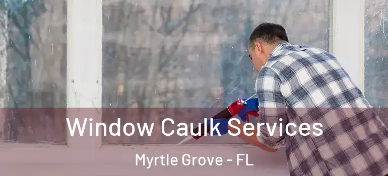 Window Caulk Services Myrtle Grove - FL