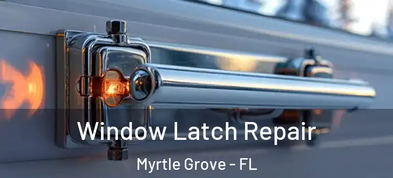 Window Latch Repair Myrtle Grove - FL