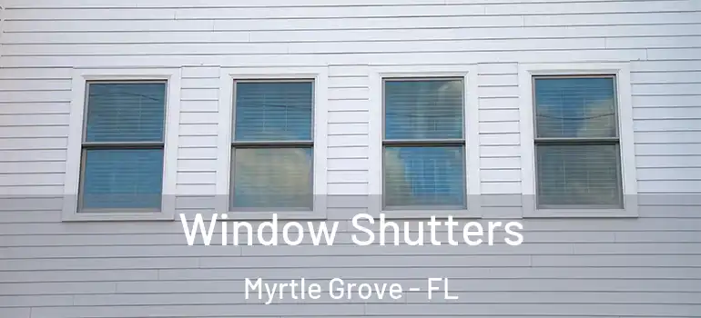 Window Shutters Myrtle Grove - FL