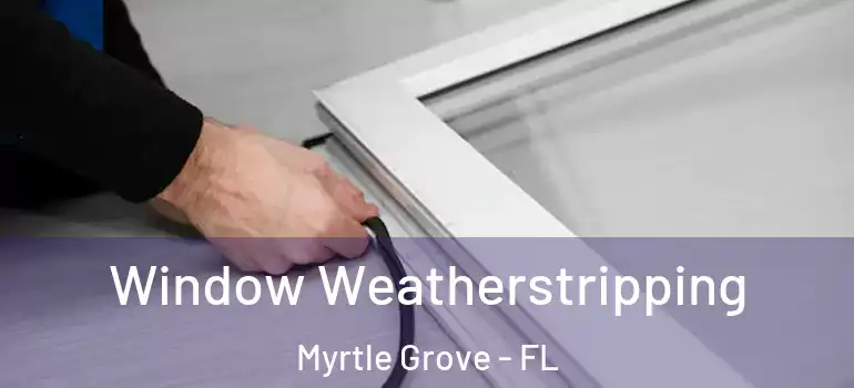 Window Weatherstripping Myrtle Grove - FL